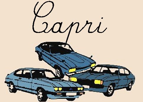 Les FORD Capri de 1968 à 1986.